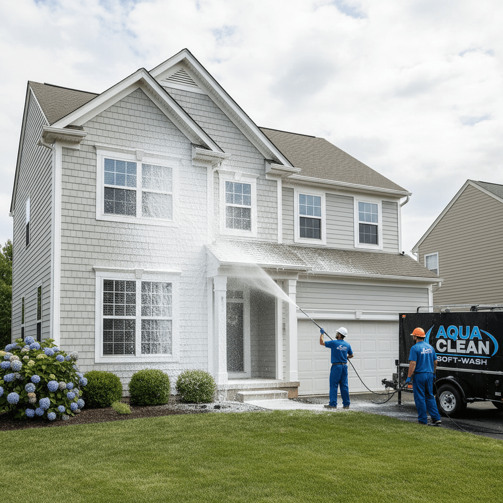 Damage-free soft-washing